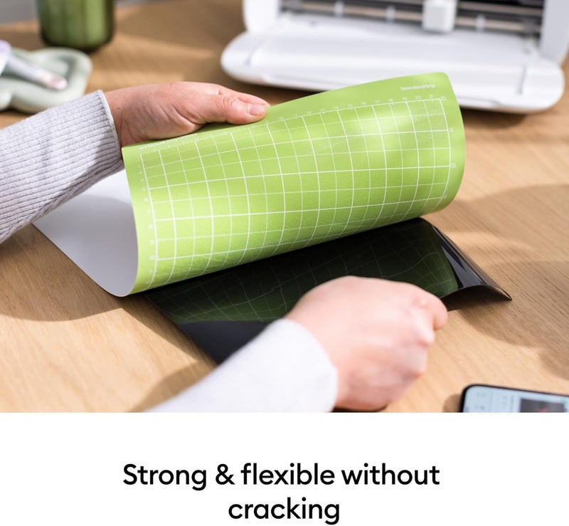 Cricut طقم حصائر متنوع (4 قطع، 8.5 بوصة × 12 بوصة) - لجهاز Joy Xtra - يتضمن 2 حصائر Grip قياسية و 2 حصائر Grip خفيفة - Image 5